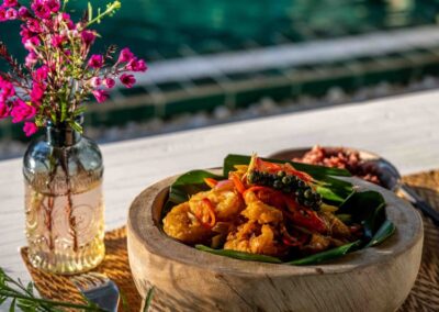 Salt and pepper calamari rings at Coco Casa restaurant in Hoi An, Vietnam